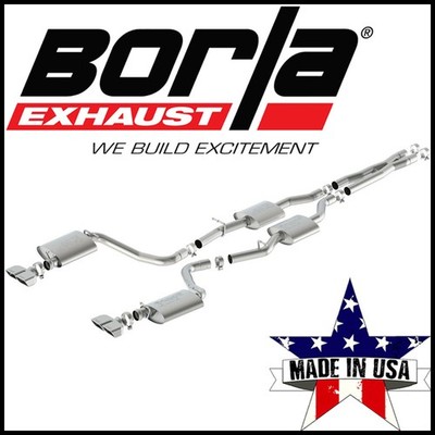 Borla S-Type 2.5'' Cat-Back Exhaust System fit 15-23 Dodge Challenger R/T 5.7L V8