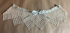 Vintage Edwardian 1900-1920s Hand-crocheted Nightgown/Camisole Yoke Top Ribboned