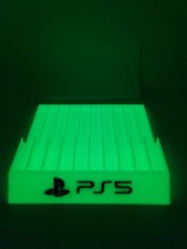 PlayStation 5 Game Case Holder PS5 - Fits up to 10 Games Glow In The Dark