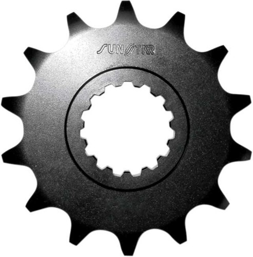 Front & Rear Steel Sprocket Set For Yamaha YFZ450R / YFZ450X ATV (2009-2016) - 14T/38T, Black - View #2
