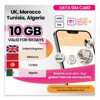 LMD - preloaded 10GB data SIM card for use in UK, Morocco, Tunisia & Algeria