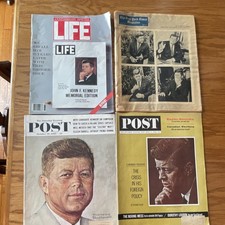 JFK Life 1988 NY Times 1961 Saturday Evening Post Magazines 1960 1963