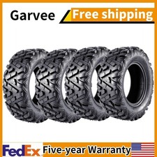 4Pack ATV Tires 25x8-12 25x10-12 Mud Sand Off-Road Tires for All Trail Tires
