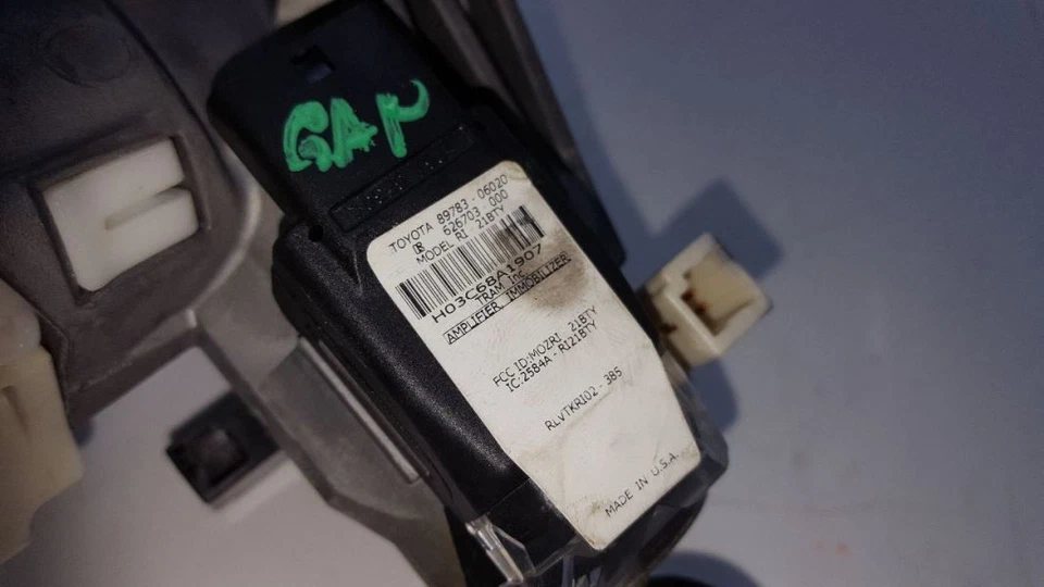 Interruptor de encendido con carcasa y llave 2007 08 09 10 11 12 13 Toyota Tundra Foto 3 de 4