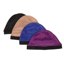 4 Pcs Shower Hat for Women Housework Head Cover Sleeping Stretchy