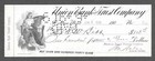 1909 Helena Montana "Transit Co." Check "Liberty/Eagle" — photo 1