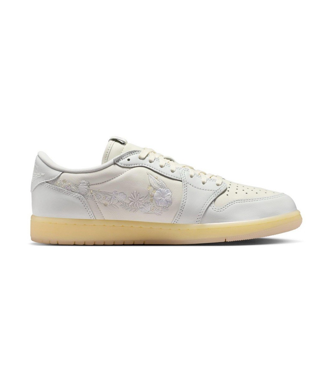 Jordan 1 Low Retro OG AJ1 Floral Swoosh Mens Casual Shoes NEW | eBay