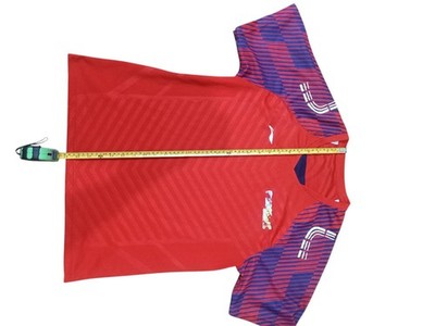 Li-Ning Badminton Jersey Shirt - Hills Start Club - Red - Men's Size L.