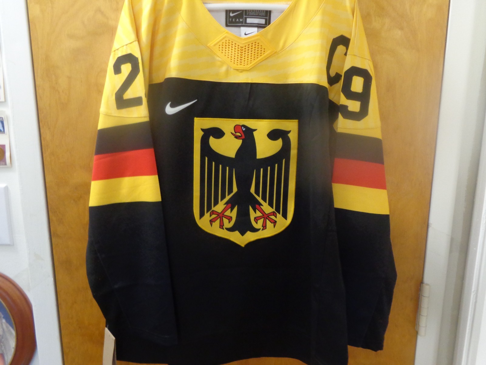 Edmonton Oilers/Team Germany #29 Leon Draisaitl 2026 Olympic Jersey