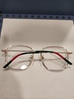 New Gucci Gg0396o 001 Gold Eyeglasses — photo 4