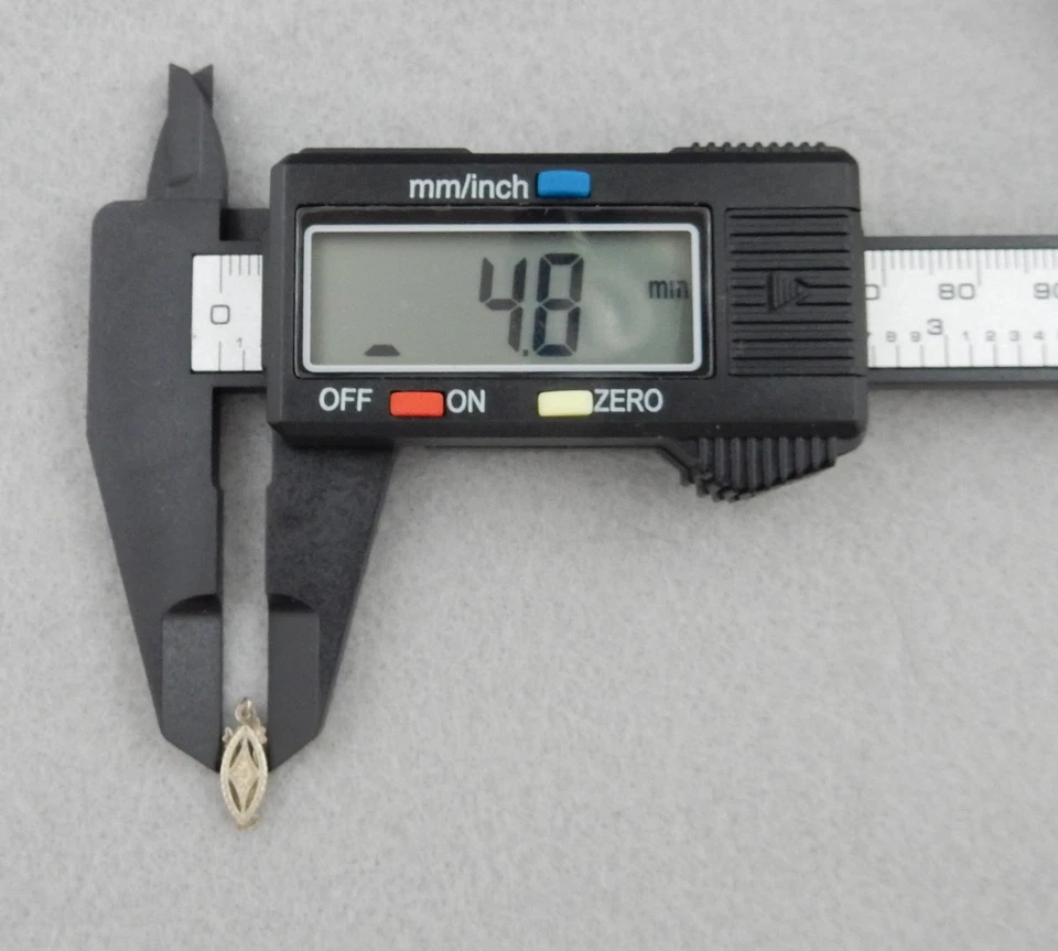 GENUINE SOLID 14K WHITE GOLD FILIGREE PEARL CLASP JEWELRY FINDINGS - Image 4 of 4