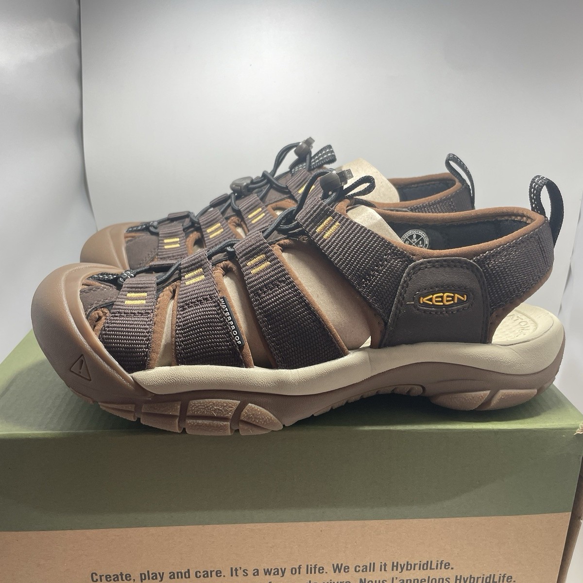 KEEN Unisex-Newport Closed Toe Water Sandals Closed Back Brown Sz 9 EU 42 KEEN Newport H2 Sandals Men main image 3