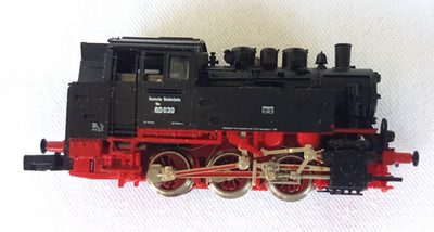    BR 80 030 DB, Ep. III, Spur N, Fleischmann Piccolo, 7025, OVP Dampflok