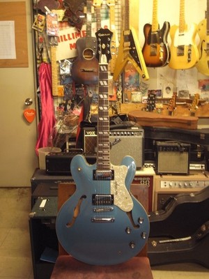 Epiphone Noel Gallagher Super Nova 2001 Metallic Blue Korea Gebraucht