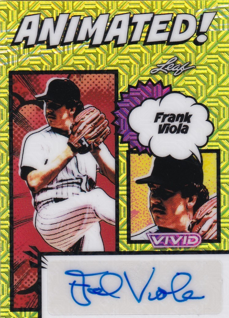 2026 Leaf Vivid Frank Viola 1/1 Autograph Auto Animated #AA-FV1