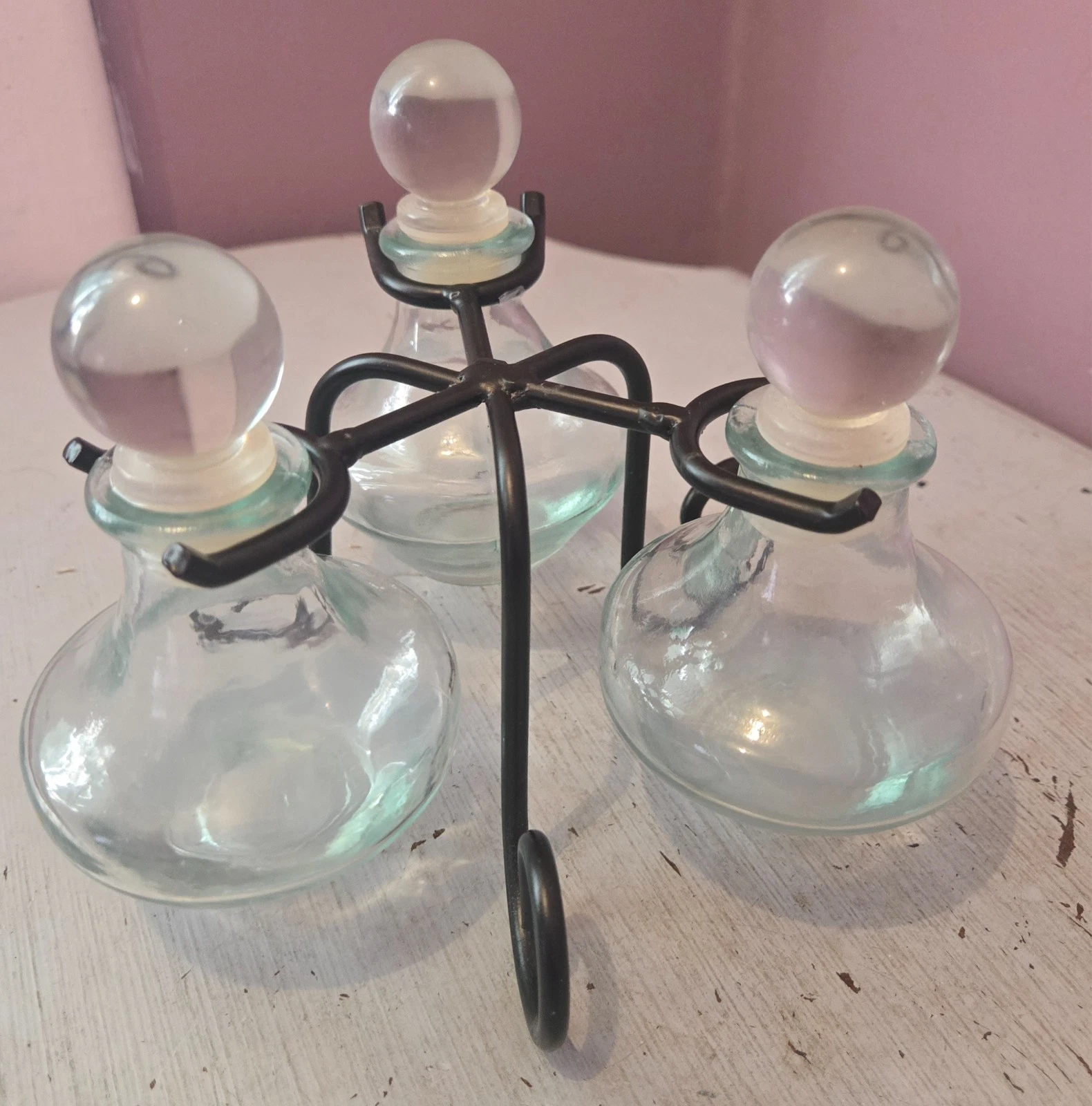Company Casablanca Trio Vase & Metal Stand