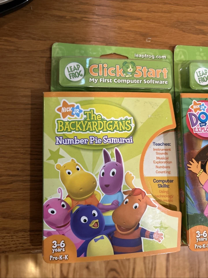 Leap Frog Click Start My First Computer Software Lot Of 4 Games Brand New - Image 2 of 4