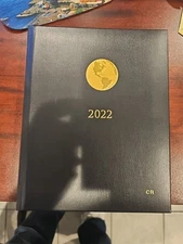 Amex Black Leather Executive Appointment Planner Book 2022  w/ Initials