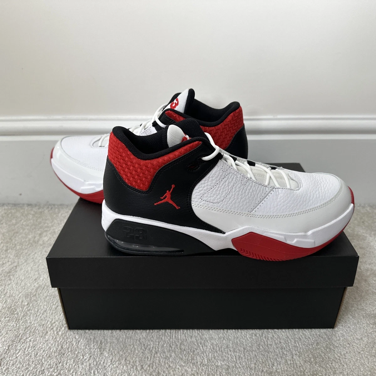 【2回使用美品】JORDAN MAX AURA 3 サイズ9 27cm Las mejores ofertas en Jordan Max Aura 3 White University Red