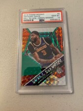 2019 Panini Mosaic #6 Anthony Davis Will To Win Green Mosaic PSA 10 GEM MT