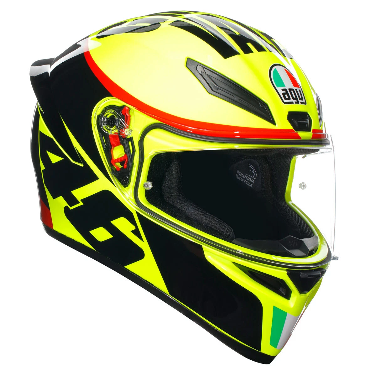 Agv hotsell yellow helmet