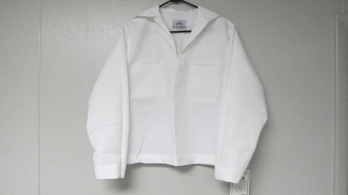 US NAVY DAMEN MATROSE UNIFORM TOP PULLOVER WEISS MIDDY USN S M L XL CRACKER JACK - Bild 2 von 7
