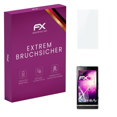 atFoliX Glasfolie für Sony Xperia S Panzerfolie 9H Schutzpanzer