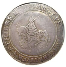 1632 Britain England UK Charles I Crown Coin - Certified NGC VF Details - Rare!