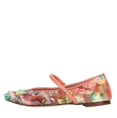 41201 TESSUTO-GLOVE Ballerine LORENA PAGGI Donna Multicolor Amu05_pagg