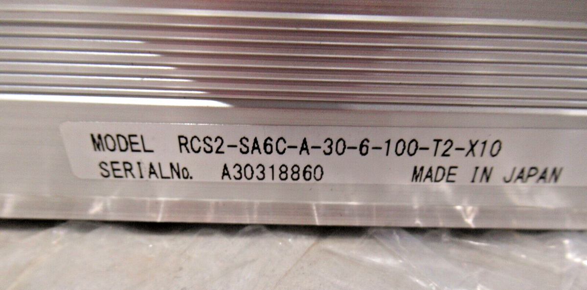 IAI RCS2-SA6C-A-30-6-100-T2-X10 ROBO Cylinder Slider Type IAI RCS2-SA6C-A-30-6-100-T2-X10 ROBO Cylinder Slider Type