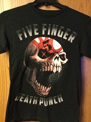 Five Finger Death Punch.  Shirt.  2012.  Black.   M