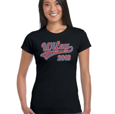 Wifey Since 2018 T-Shirt Damen lustig Hochzeitstag Frau Valentinstag
