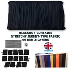 UNIVERSAL CURTAIN KIT FOR CAMPERVAN BOAT CAMPER VANS VAN STRAIGHT RAILS CURTAINS