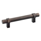 10x Euro Loop Style 3-3/4" Centers Oil-Rubbed Bronze Cabinet Pull Handle 5-3/8"