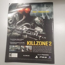 2009 Killzone 2 PS3 Playstation 3 Magazine Print Ad Gaming Pop Art