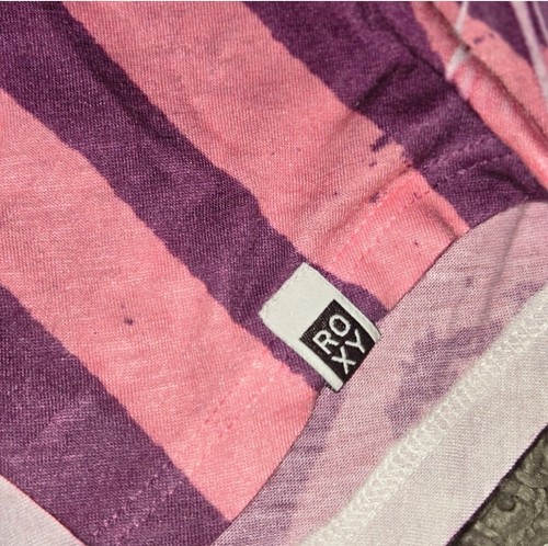 Roxy Sundress Womens S Pink Purple Stripe Sleeveless Casual Summer Beach Y2K - Picture 6 of 7