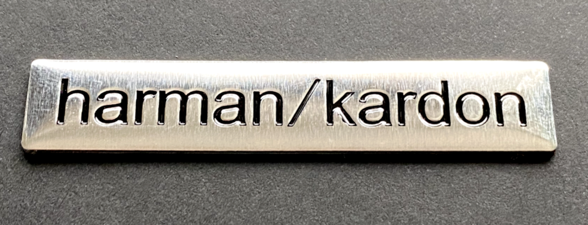 HARMAN KARDON Speaker Replacement Brushed Aluminum Badge Logo BMW