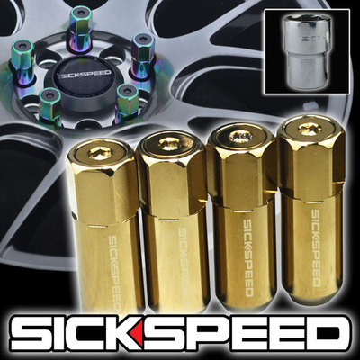 SICKSPEED 4 PC POLISHED/PURPLE CAPS ALUMINUM 60MM LOCKING LUG NUTS 12X1.5 L02 SICKSPEED 4 PC POLISHED/PURPLE CAPS ALUMINUM 60MM LOCKING LUG NUTS 12X1.5 L02