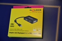 Delock Adapter Mini Displayport 1.1 Stecker Vga / Hdmi / Dvi Buchse Passiv