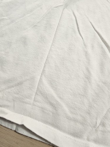The Nike Tee T-shirt White With Black Swoosh Athletic Cut Size M Medium - Picture 5 of 7