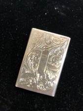vintage sterling silver buckle for belt