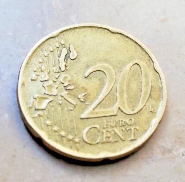 Niederlande: 20 Euro Cent Münze - 2003 - Sammlerrarität - Sehr gut erhalten - Bild 1 von 4