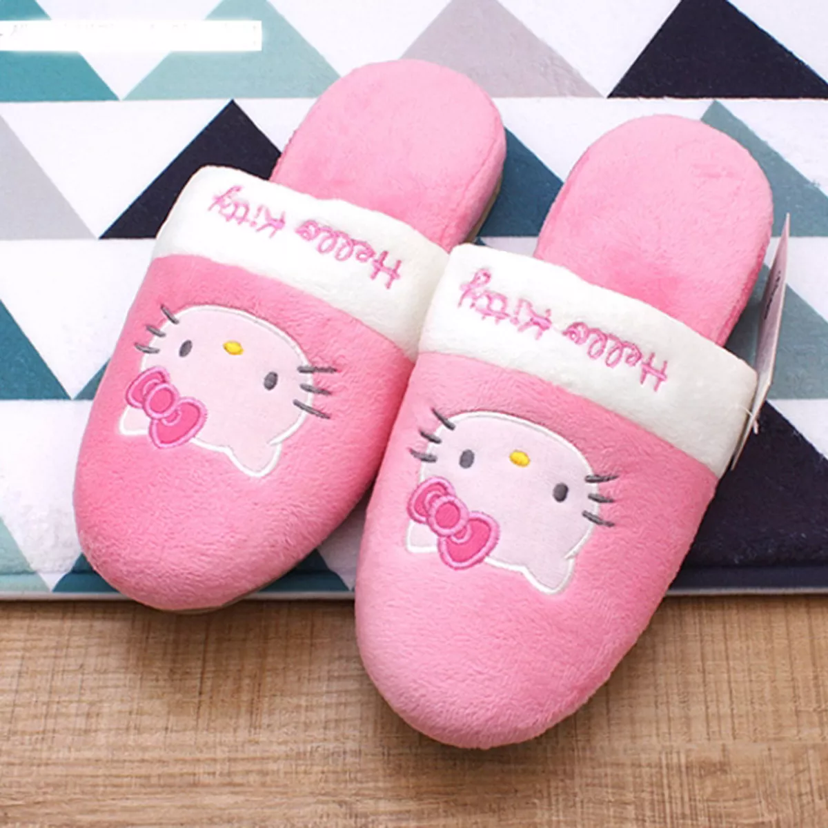 Hello Kitty Plush House Slippers