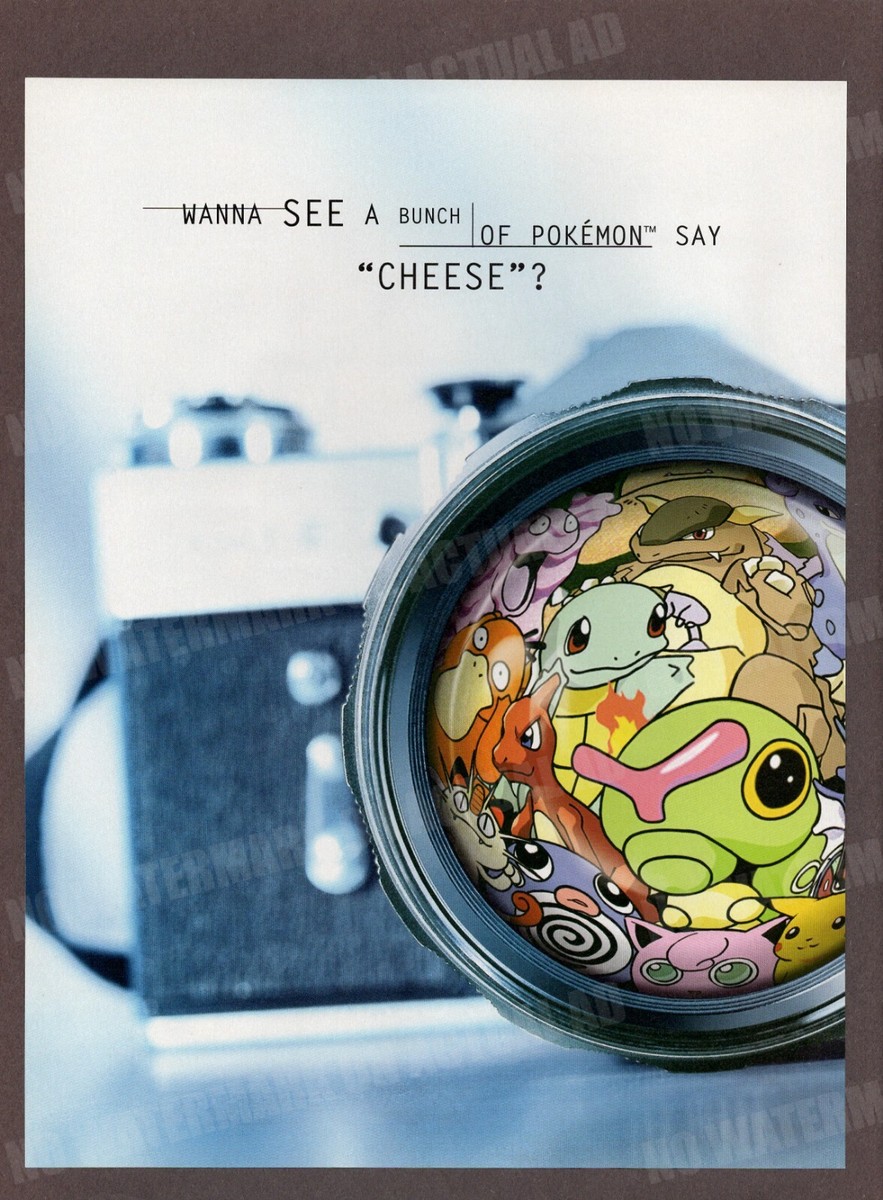 Pokémon Snap Nintendo 64 N64 1999 Trade Print Magazine Ad Game