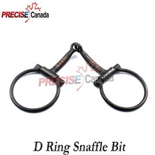 D Ring Snaffle Bit With Copper Rollers, 5'' BT-005