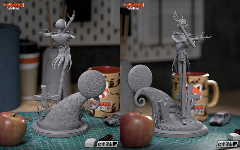 Figura/estatua de resina Jack Skellington varios tamaños Foto 4 de 4