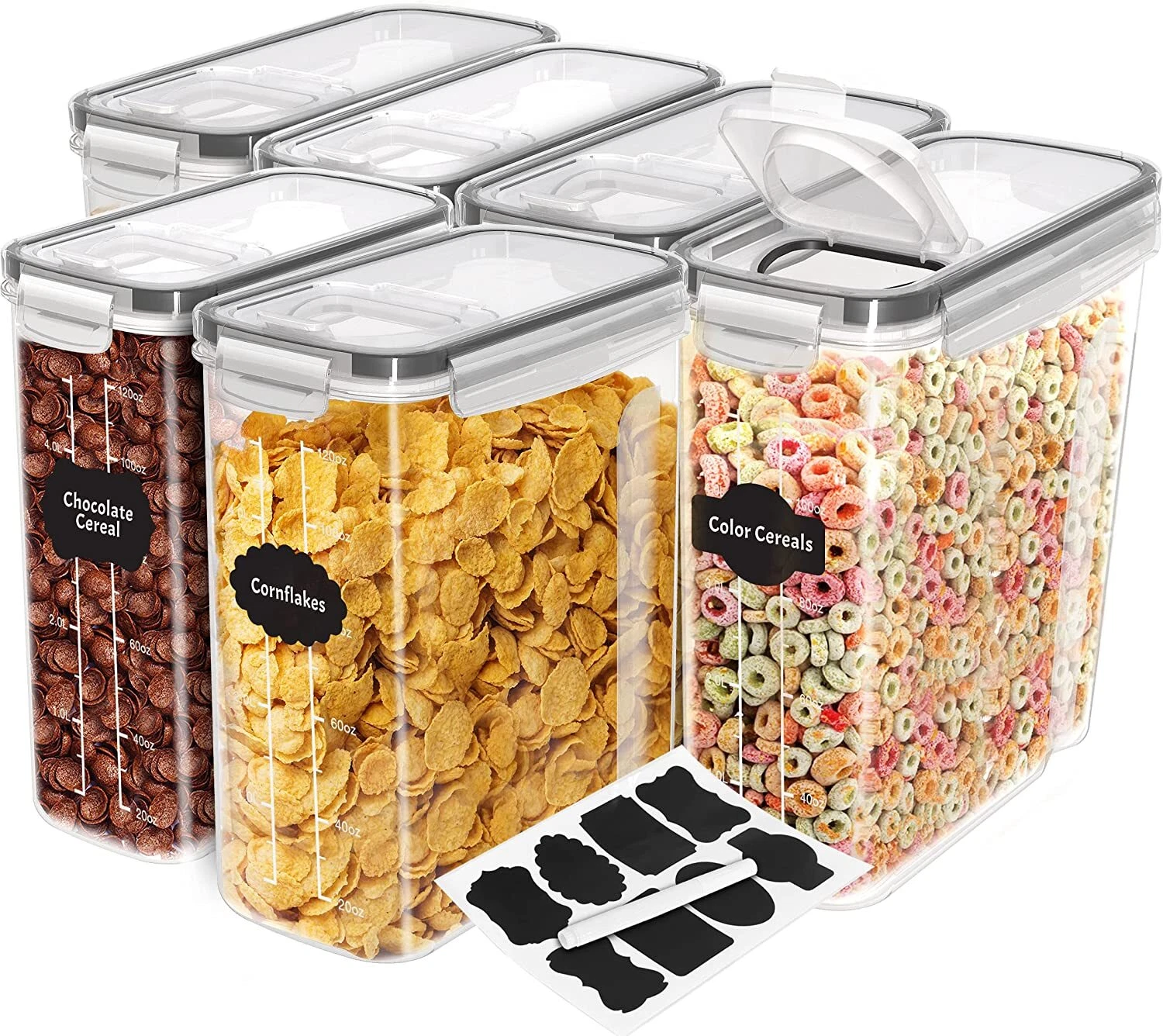 Cereal Containers Storage Food Containers & Cereal Dispenser Utopia Kitchen
Opens in a new window or
