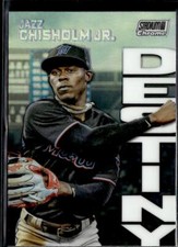 2022 Stadium Club Chrome #4B Jazz Chisholm Jr. Dynasty and Destiny