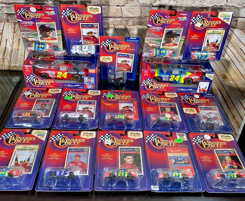 JEFF GORDON 12 Different WINNERS CIRCLE 1997 1998 Die-Cast Cars Jurassic + Bonus - Image 3 of 4