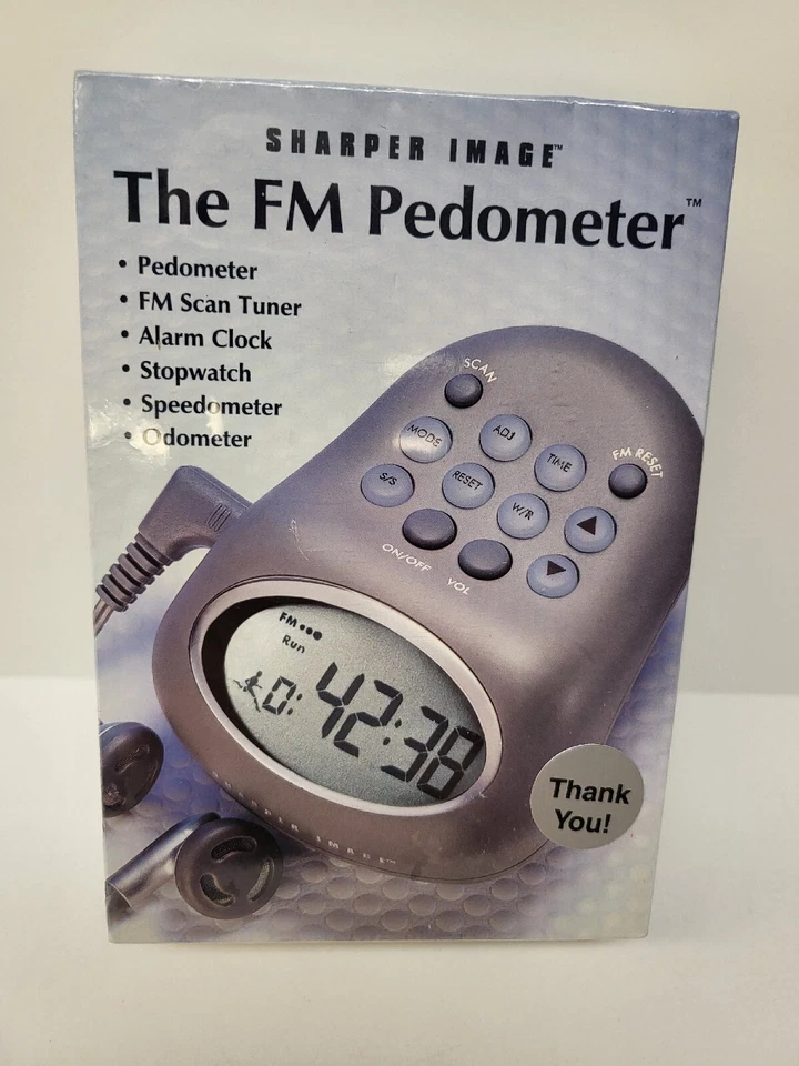 Walk Run Podómetro Imagen Más Afilada Radio FM Podómetro SR353 Nuevo y Sellado en Caja Foto 2 de 4